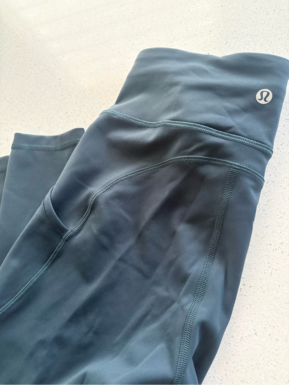 Lululemon High-Rise Leggings in Deep Teal
